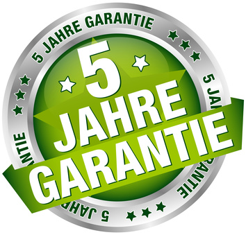 5 Jahre Garantie Siegel